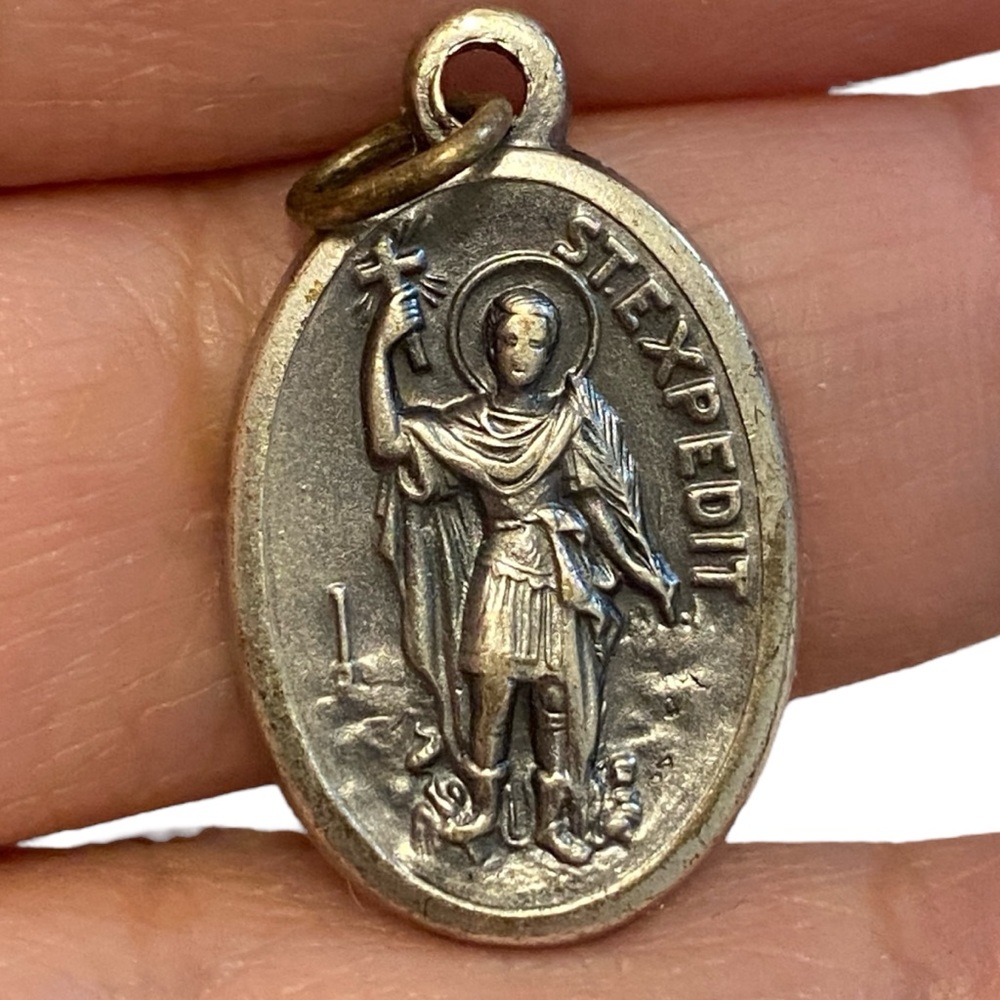 Made in Italy St. Expedit‎ Charm/ Pendant Religious #1408
